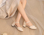 Heart Jade Qi Lolita Chunky Heel Shoes - image 2