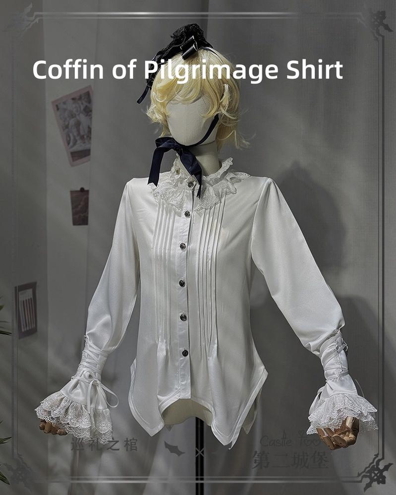 Erosion Heart F-Type - Ouji Lolita Suit Black Velvet Shorts and Skirt - image 42