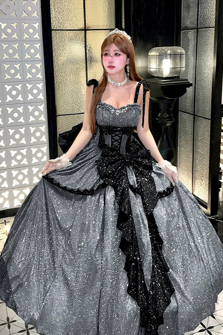 Galaxy of Fallen Tears - Glitter Sweet Lolita JSK Dress - image 9