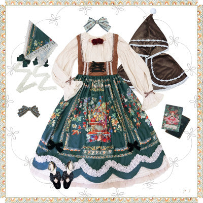 Rich Hymn - Lolita Bavarian Long Velvet JSK - image 36