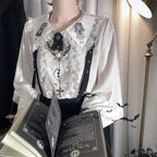 Corroding the Heart - Ouji Lolita Shirt Suspenders Shorts Collection - image 16
