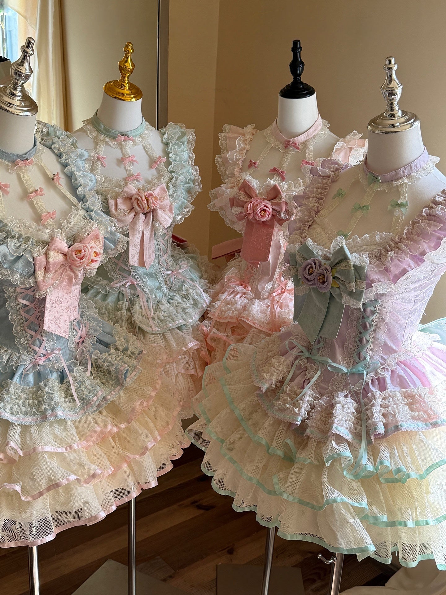 Cupid's Floral Whisper Fairycore Dress and Accessories - image 6
