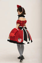 Teacup Cat - Vintage Polka-Dot Lolita OP Set - image 5