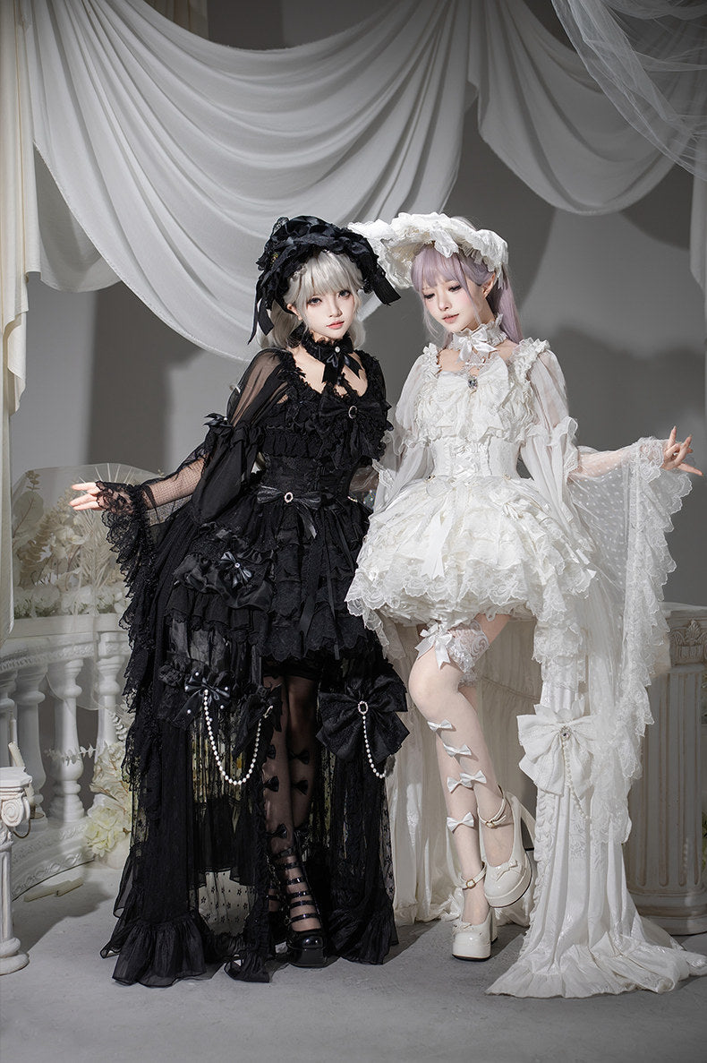 White Rabbit Princess - White Gothic Lolita JSK Set - image 12