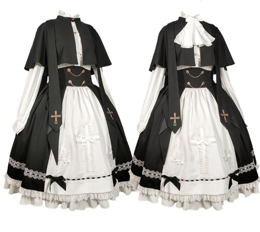 Holy Academy Gothic Prince Lolita Skirt Set - image 13