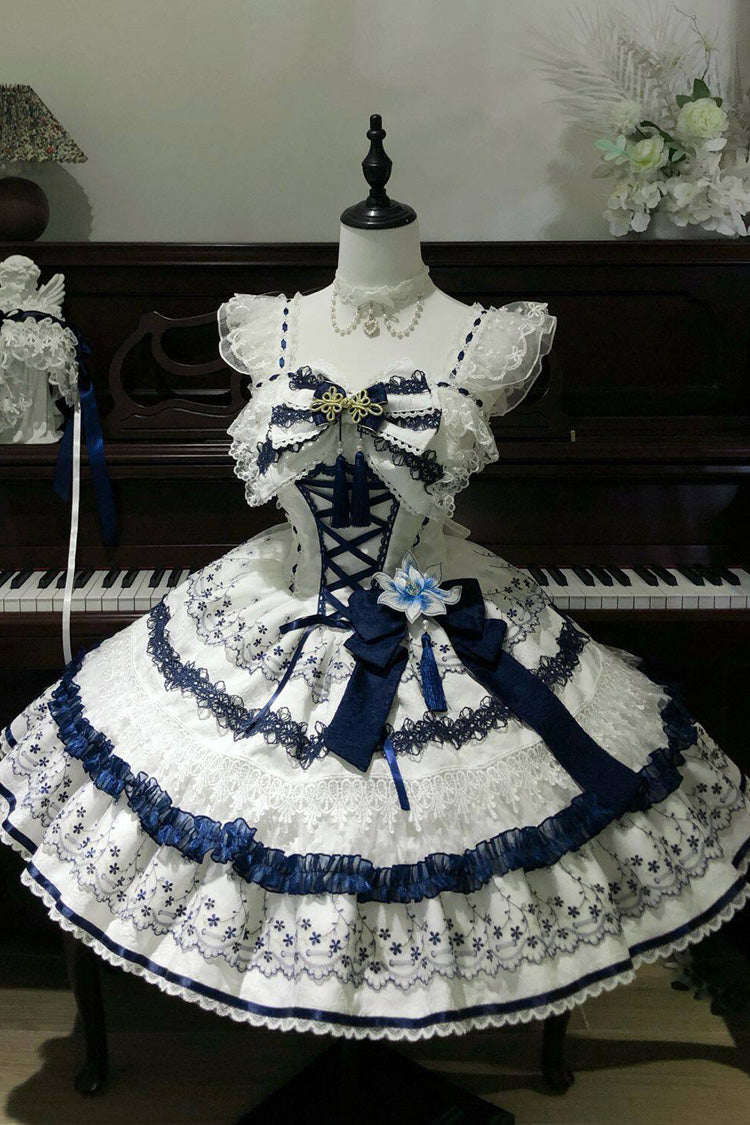 Mandarin Duck Rhapsody Oriental Sweet Lolita JSK Dress - image 1