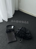 Raven and Lace Classic Lolita Foldable Ruffle Parasol - image 37