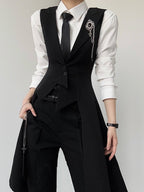 ASAE Black Ouji Tailcoat Vest - image 12