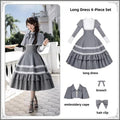 Reminisce - Pile Classic Lolita Dress, Detachable Cape and Accessories - image 27