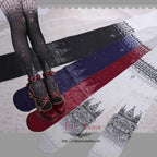 Church Print Gothic Lolita Tights - image 2