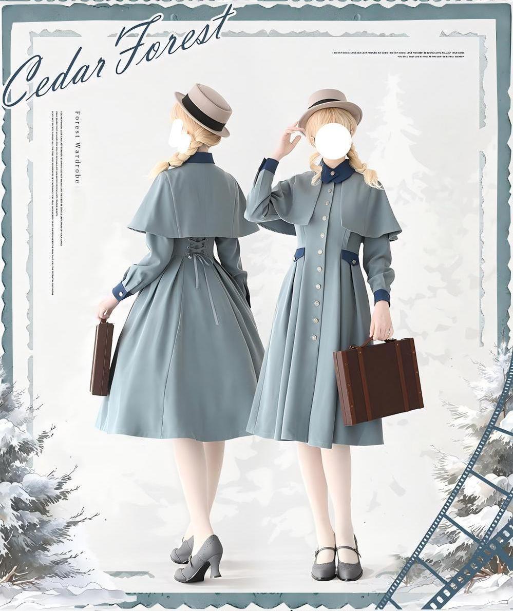 Classic Lolita Dress Forest Wardrobe Elegant Lolita Coat - image 3
