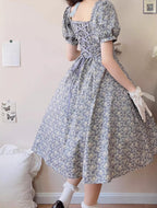Pastoral Poem - Elegant Lolita OP Dress Floral Print 6-Piece Cut Lolita Dress - image 18