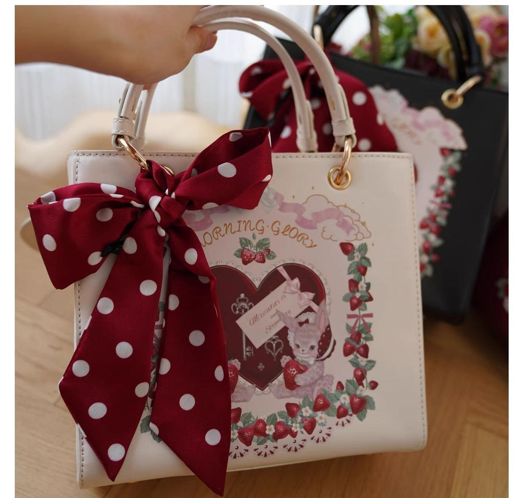 Retro Lolita Handbag PU Square Wedding Bag - image 24