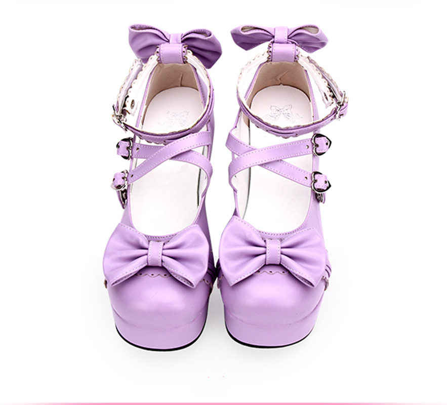 Sweet Lolita Heels Shoes Princess Tea Party Low Cut Shoes - image 21