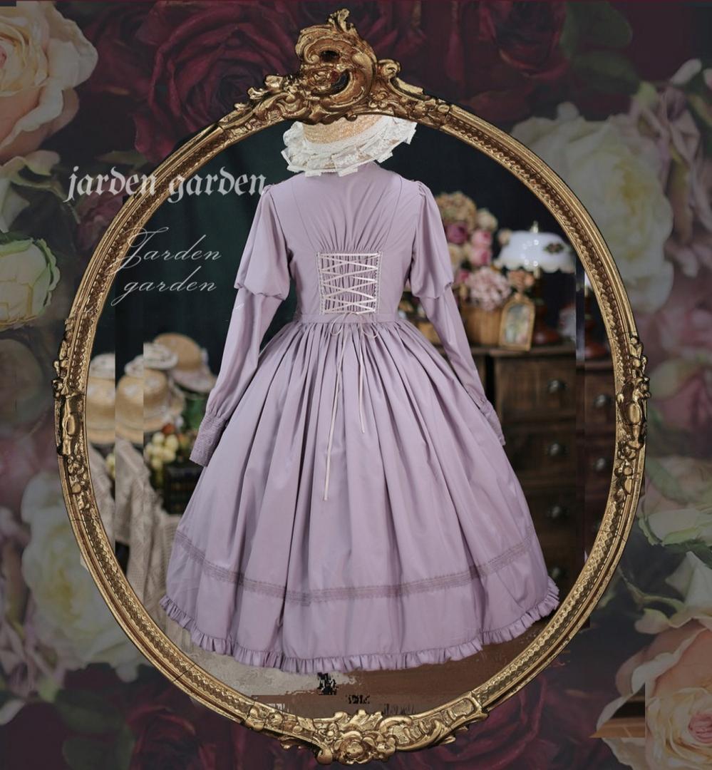 The Black Forest - Classic Lolita Stand Collar Dress OP - image 20