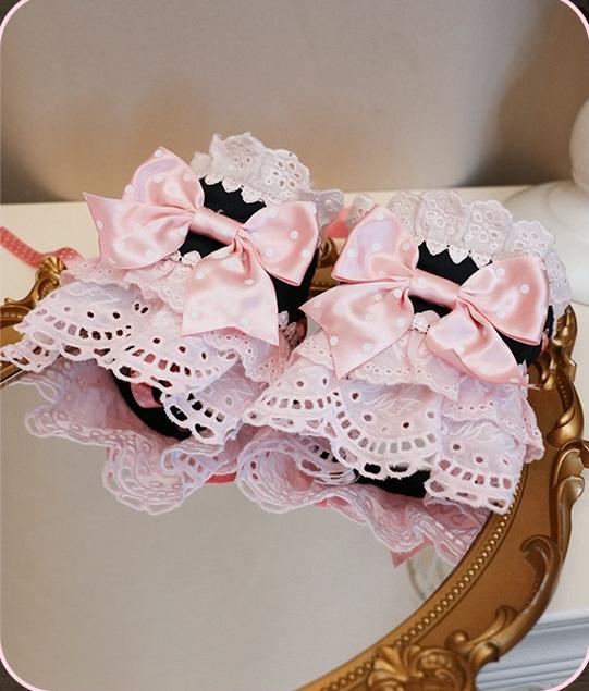 Maiden's Heart Knot - Old School Lolita BNT, Hairband, Cuffs and Hairclip Collection - image 11