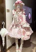 Berry Trap Embroidered Sweet Lolita OP Dress and Accessories - image 12