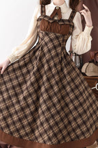 Broken Pocket Watch - Classic Lolita JSK Dress & Cape - image 3