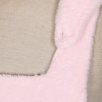 Pink Bunny Ears Hooded Plush Overalls Sweet Lolita Dress - image 8