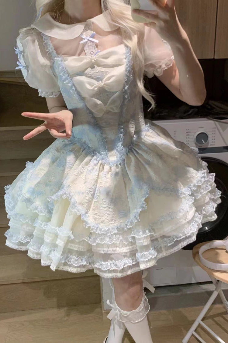 Jasmine Rain - Sweet Polka Dot Lace Lolita JSK Dress - image 9