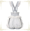Immortal Bunny's Invitation - High-Waist Ouji Lolita Lantern Shorts, Detachable Straps - image 1