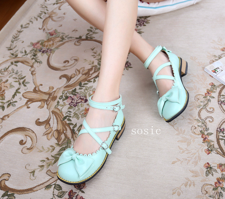 Sweet Lolita Low Heel Shoes Multicolors - image 3