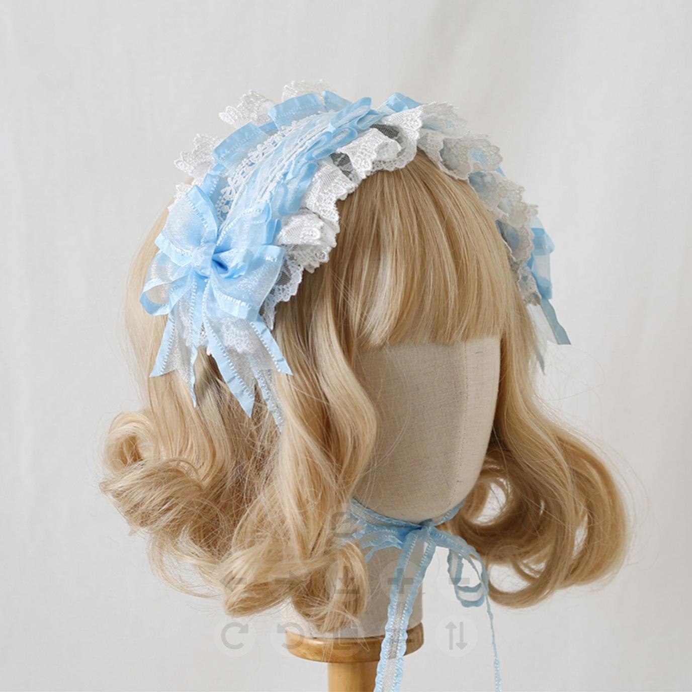 Mood Limited - Elegant Lolita Headdress Bow Lace KC - image 9