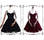 Garden Waltz 1.0 Burgundy Autumn Winter Lolita JSK - image 12