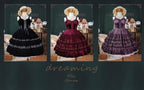 Elegant Chiffon Lolita Dress Silky Short Dream Bouquet JSK - image 3