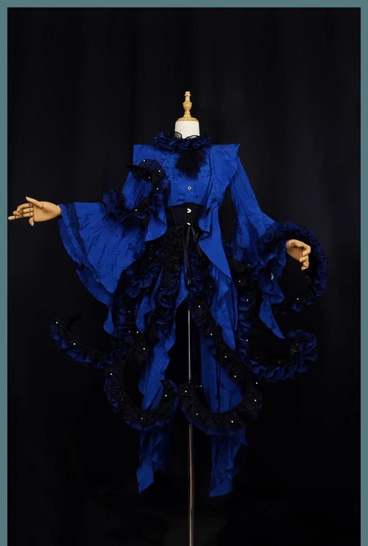 Eerie Devour Irregular-Hem Ouji Shirt - image 9