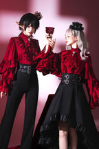 Black Day and Night Song Ouji Gothic Lolita Skirt and Blouse - image 4