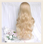 Elegant Lolita Platinum Wig Long Curly Layered Wig - image 7