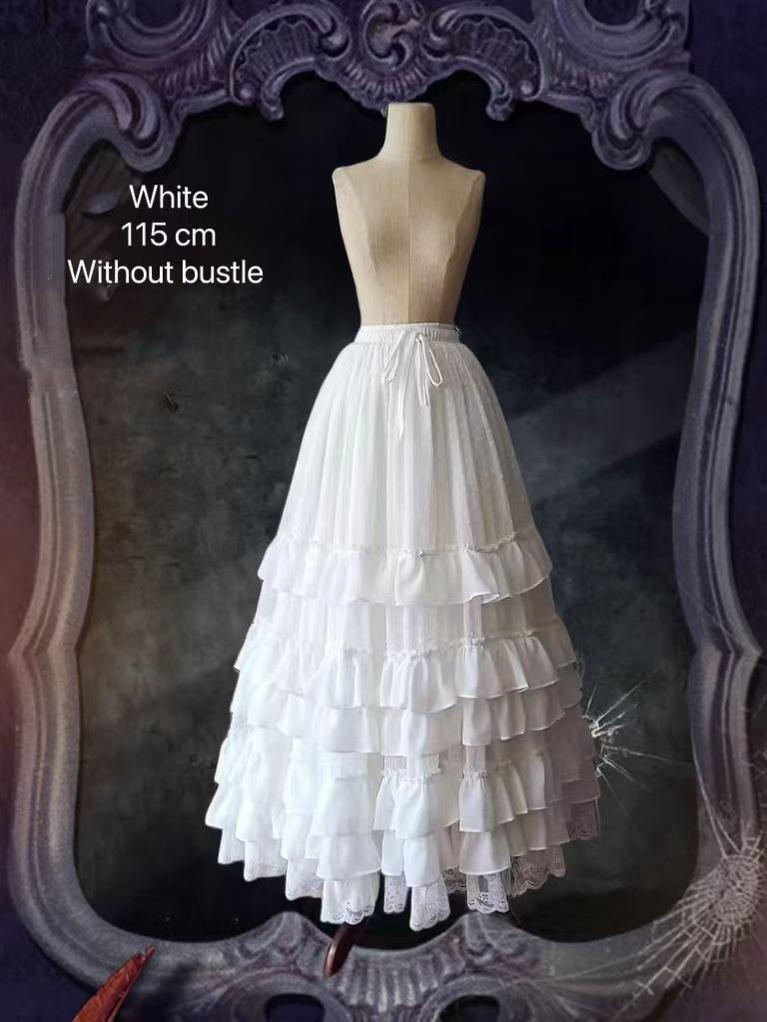 Wedding Lolita Extended Princess Petticoat Skirt - image 11