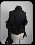 Bone-Eroded Butterfly - Gothic Lolita JSK & SK Set - image 61