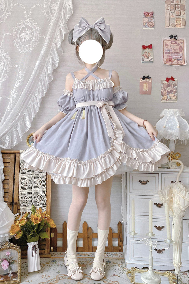Monet Estate Sweet Lolita JSK Dress in Grey - image 7