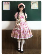 Bear Cake Sweet Lolita OP, JSK and Accessories - image 16