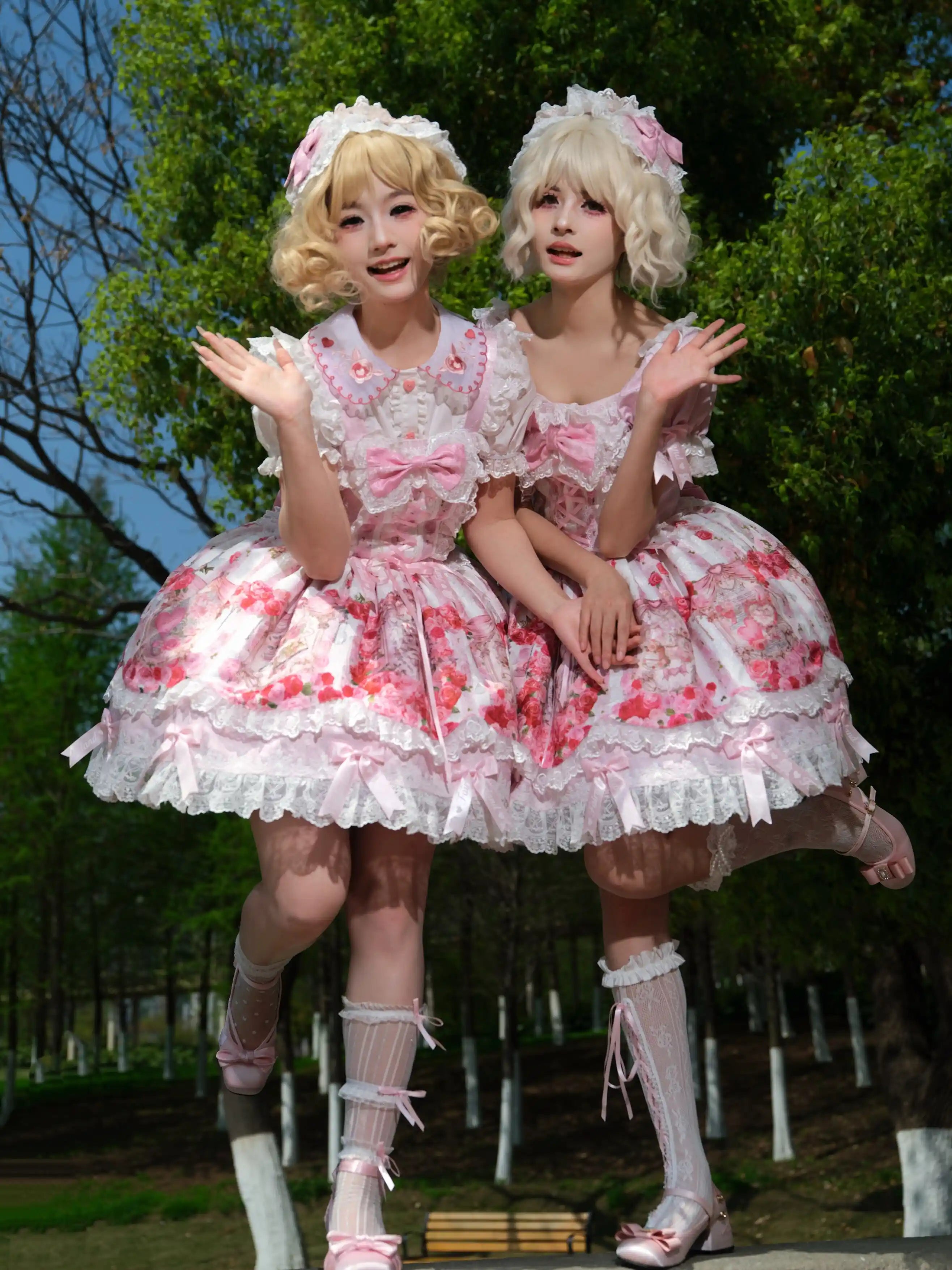 Rose Wall Sweet Lolita OP, JSK and Suspender Dress Series and Accessories - image 14
