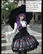 Temple Stained Glass Gothic Lolita JSK and Blouse Set - image 7