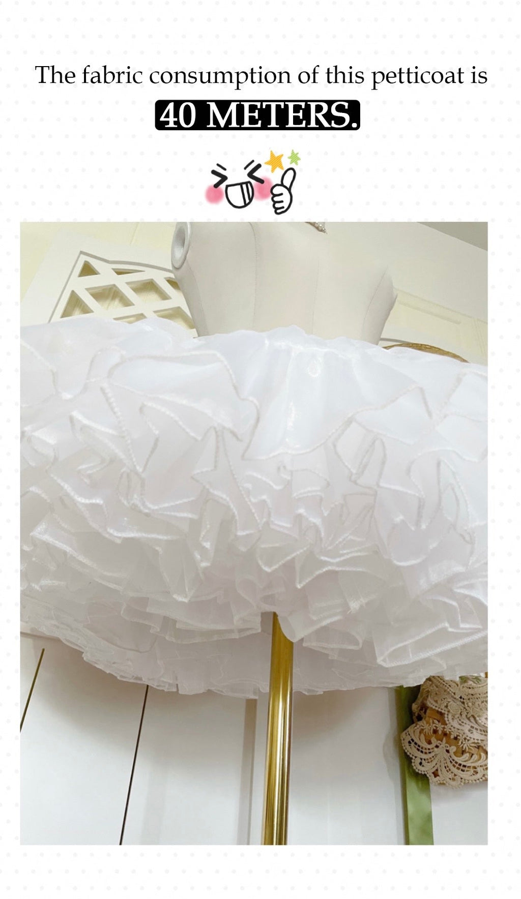 High Waist Lolita Violence Petticoat - image 2
