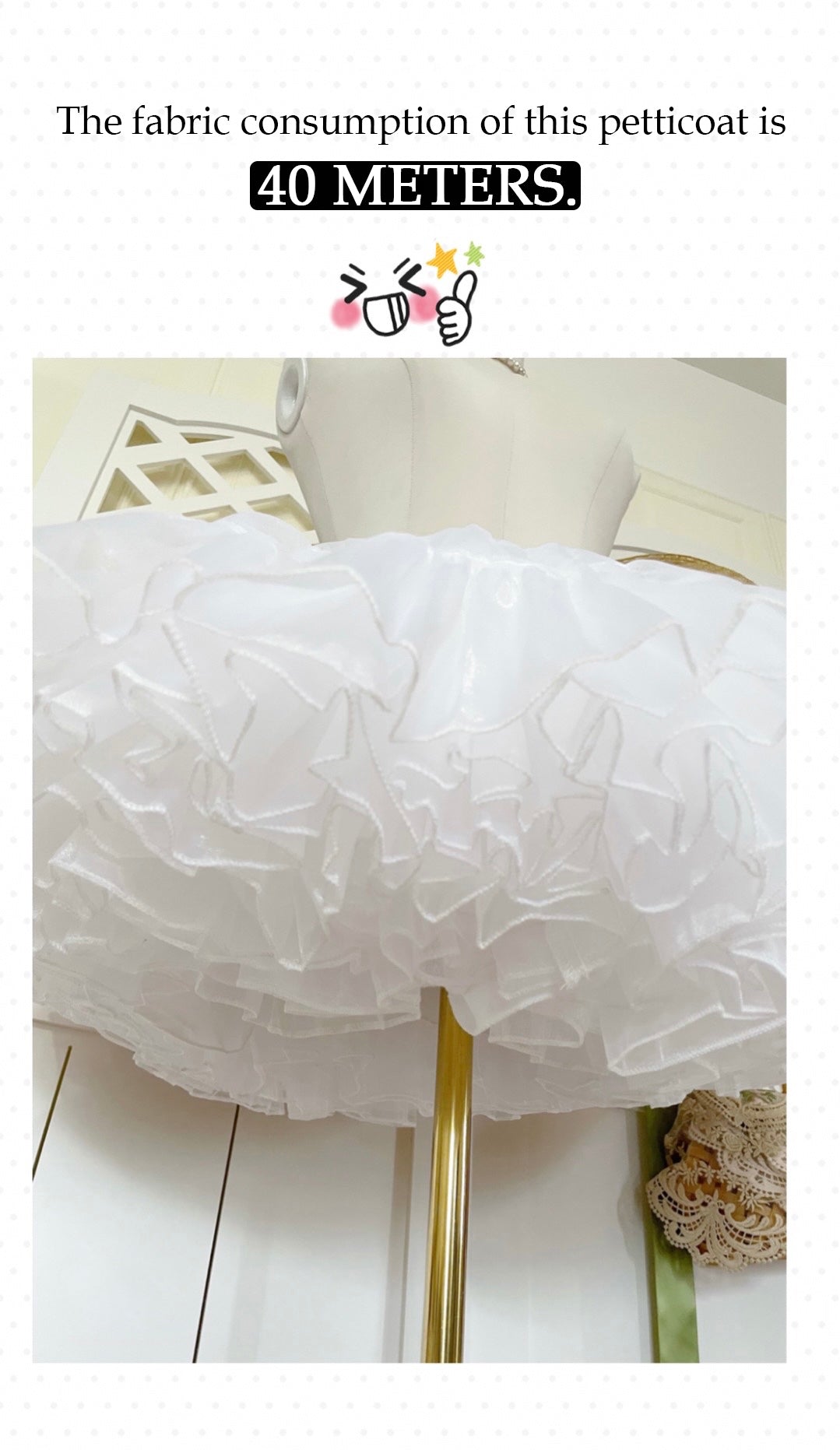 High Waist Lolita Violence Petticoat - image 2