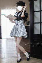 Elise Sweet Vintage Lolita Skirt in Grey - image 11