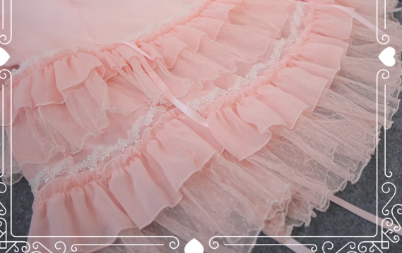 Elegant Lolita Flounce Hemline Skirt Multicolors - image 13