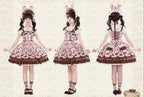 Cookie Treasure Box - Sweet Lolita Dessert Printed JSK Dress with Ribbon Bows - image 5