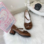 Dingbell Bunny - Sweet Lolita Round Toe Shoes, Cat Paw Heel - image 19