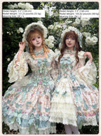 Antique Gem Fragrance - Classic Lolita OP and JSK Dress Sets - image 17