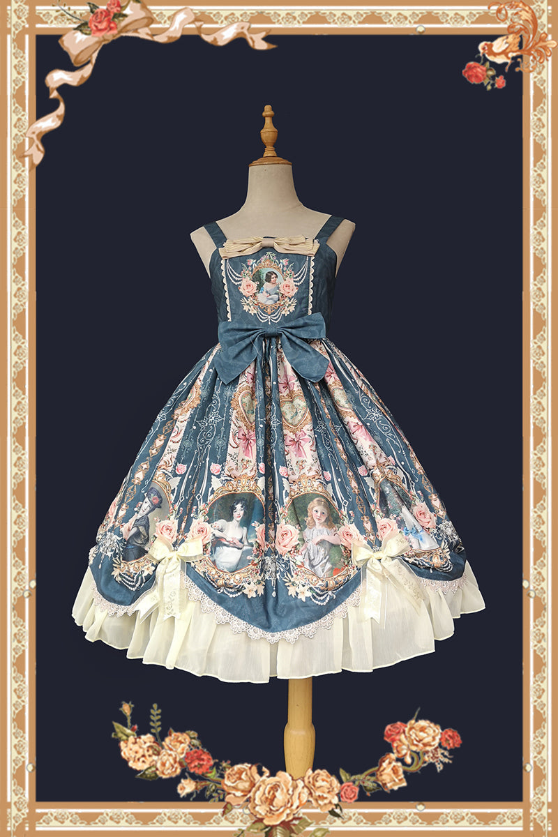 Portrait of a Little Lady - Classic Lolita JSK Dress - image 3