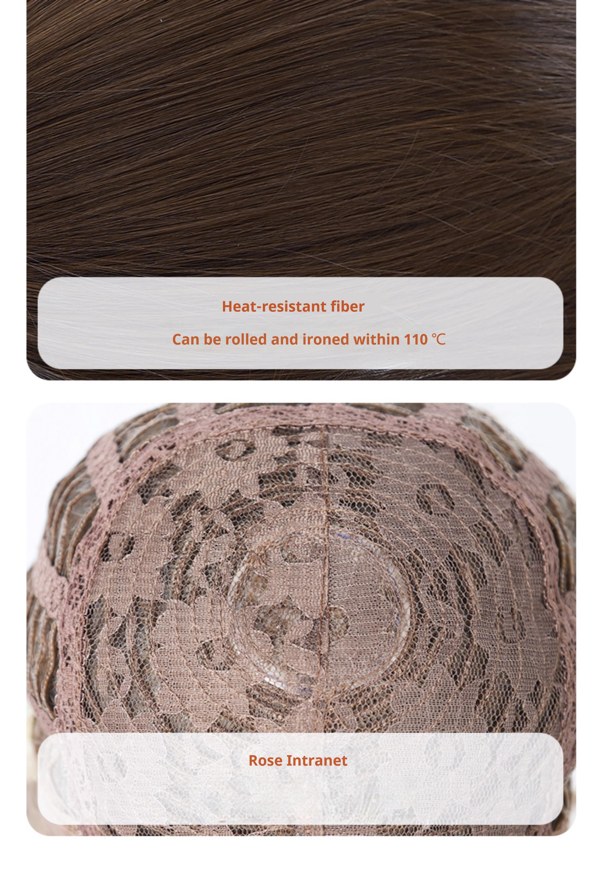 Fairy Tale Town - Classic Lolita Dark Brown Curly Twin-Tail Wig - image 14