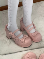 Wa Lolita Wooden Platform Shoes - image 11