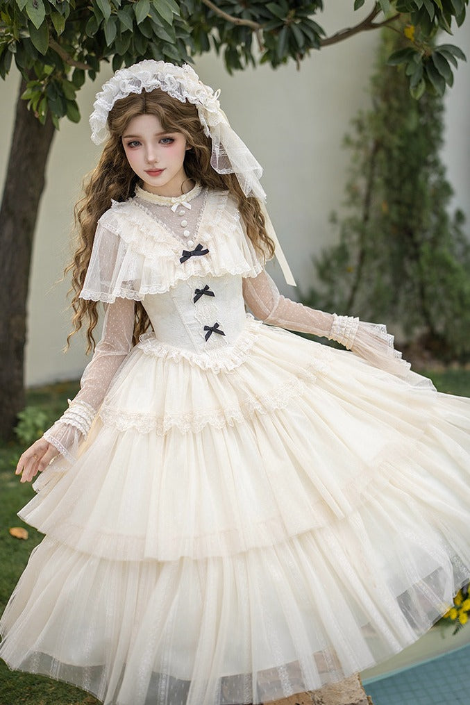 Misty Mountain Rendezvous - Short and Long Classic Lolita OP Dress - image 4