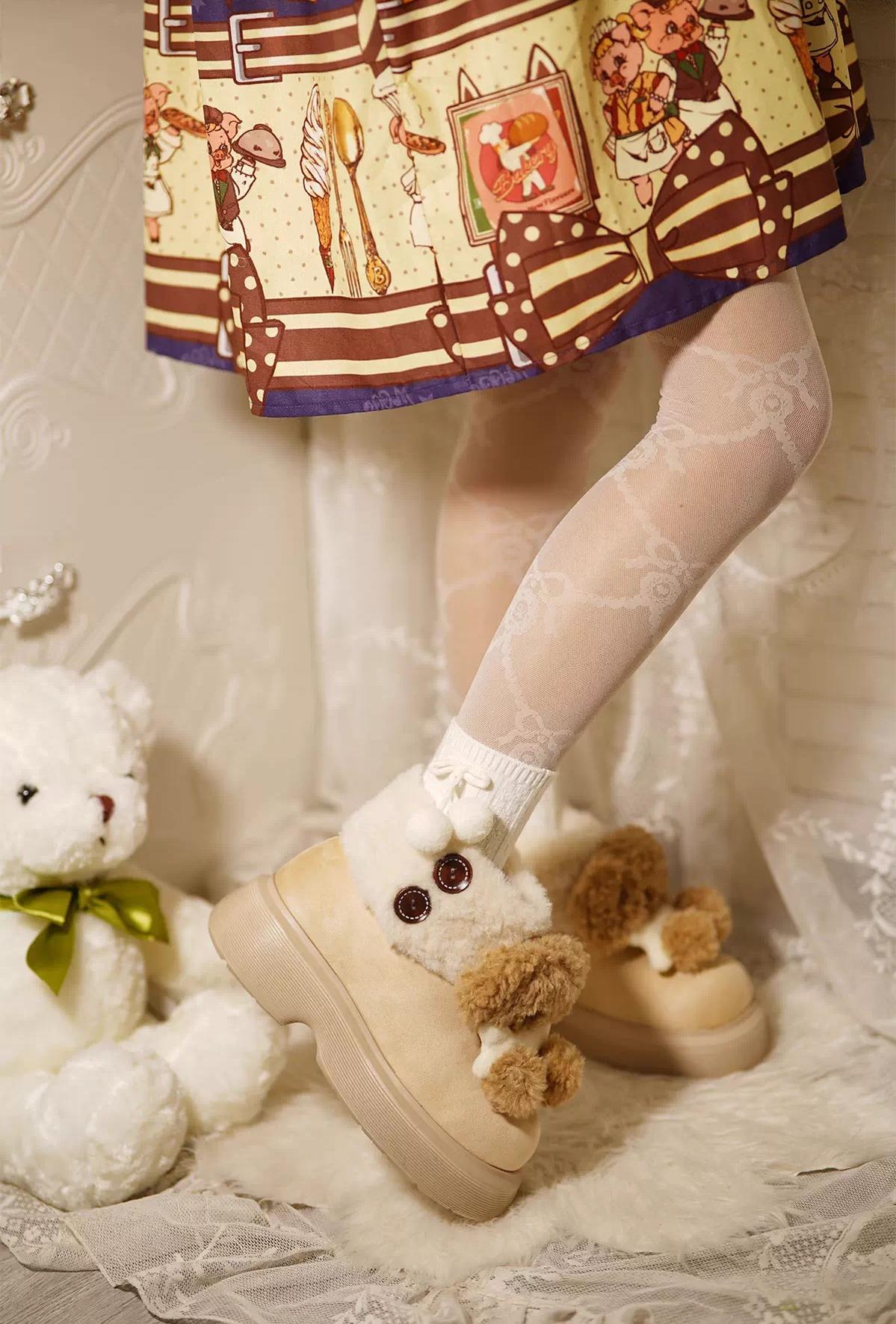 Fluffy Zoo - Sweet Lolita Snow Boots - image 9